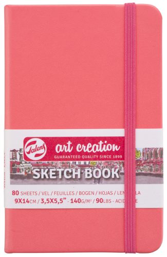 ROYAL TALENS Art Creation Carnet de croquis, 90x140 mm,rouge