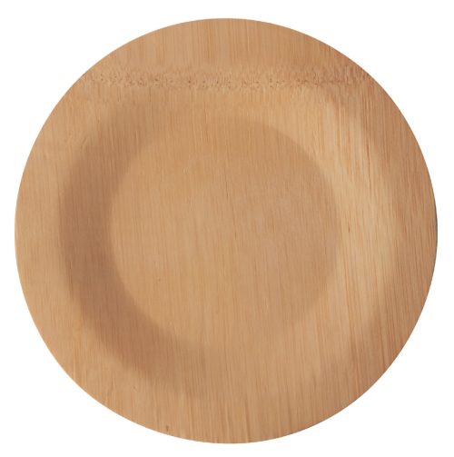 PAPSTAR Assiette en bambou 'pure', sans compartiment, 230 mm