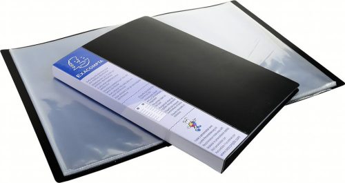EXACOMPTA Protège-documents, A4, PP, 40 pochettes, bleu