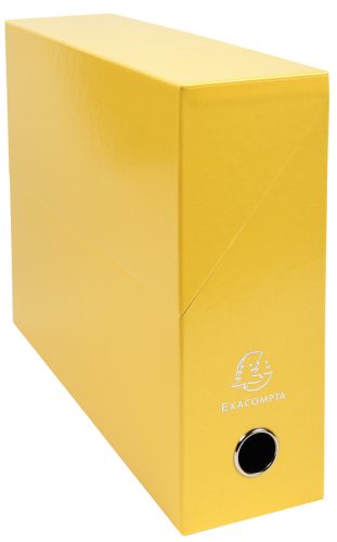 EXACOMPTA Boîte transfert Iderama, 90 mm, jaune