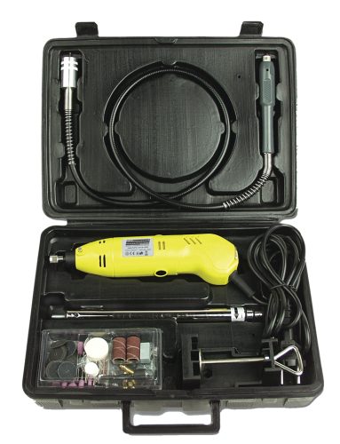 BRÜDER MANNESMANN Kit machine à poncer rapide, 80 pièces