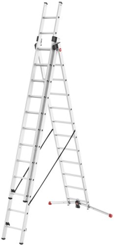 Hailo Echelle polyvalente ProfiLOT S100, 2x9 + 1x8 échelons