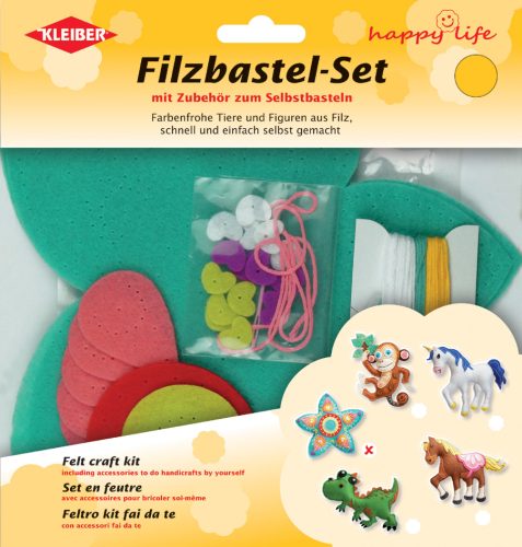 KLEIBER Kit en feutrine 'Figurines' Mandala, (L)220x(H)220mm