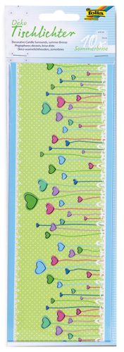 Folia Luminaire de table 'BRISE D'ETE', papier transparent