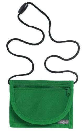 PAGNA Pochette tour de cou, nylon, vert
