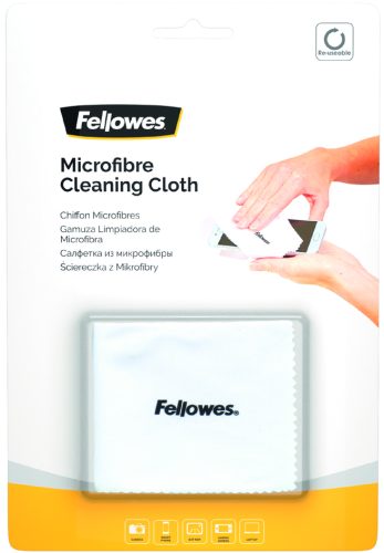 Fellowes Chamoisine de nettoyage en microfibre, gris