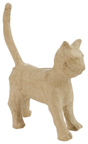 décopatch Support en papier mâché 'Chat', 130 mm