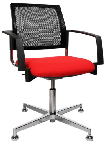 Topstar Chaise de bureau 'filet 3D BtoB 30', rouge