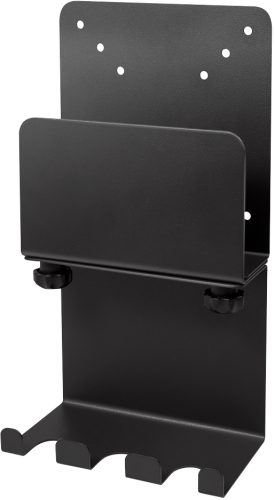 LogiLink Support pour mini PC, avec gestion des câbles, noir