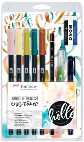 Tombow Kit de calligraphie Blended Lettering Cozy Times