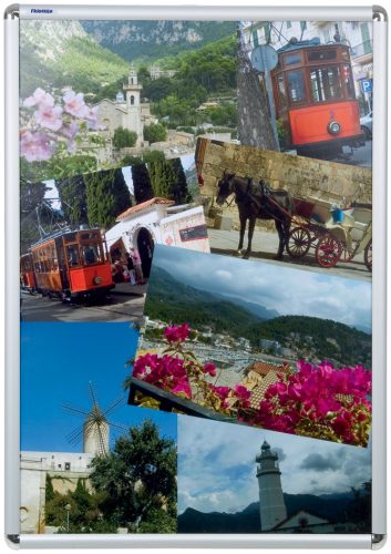 FRANKEN Cadre porte-affiches A4, largeur du cadre: 25 mm
