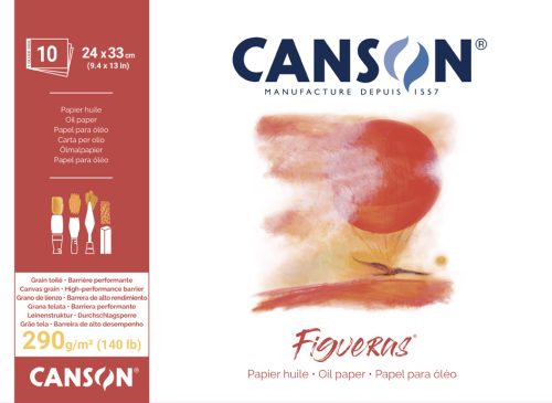 CANSON Bloc papier dessin 'Figueras', 190 x 250 mm, 290 g/m2