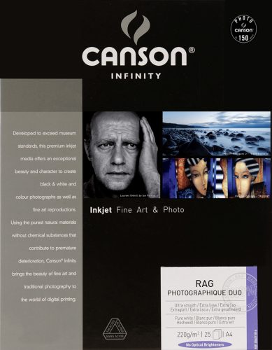 CANSON INFINITY Papier photo 'Rag Photographique Duo'