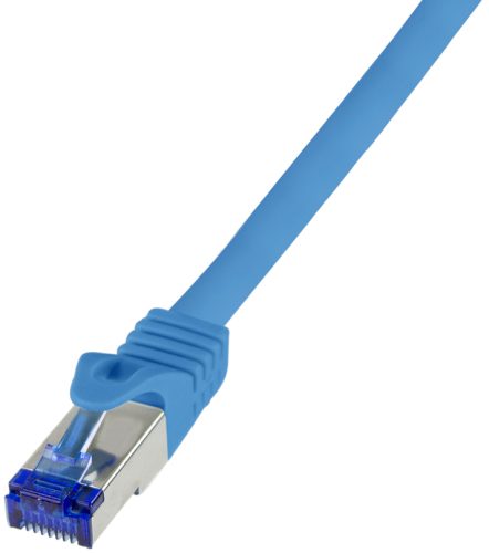 LogiLink Câble patch Ultraflex, Cat.6A, S/FTP, 0,25 m, bleu