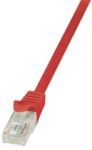 LogiLink Câble patch EconLine, Cat. 6, U/UTP, 2 m, rouge