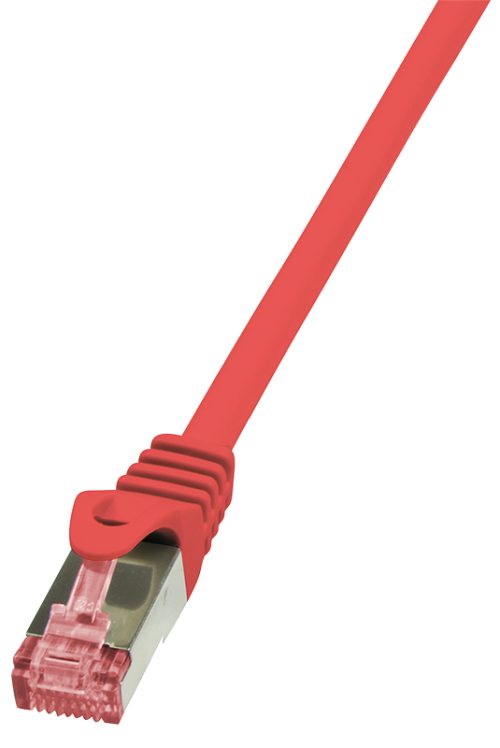 LogiLink Câble patch, Cat. 6, S/FTP, 1 m, rouge