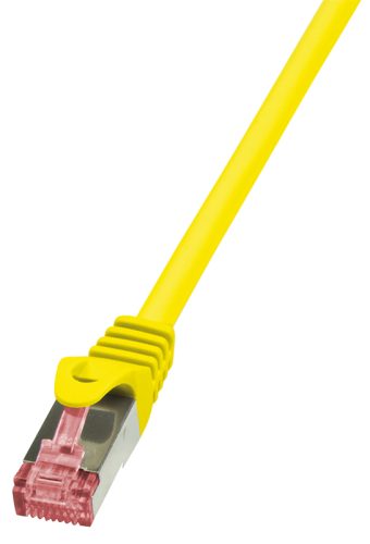 LogiLink Câble patch, Cat. 6, S/FTP, 7,5 m, jaune