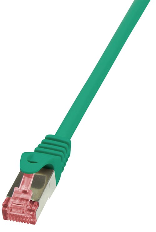 LogiLink Câble patch, Cat. 6, S/FTP, 10,0 m, vert
