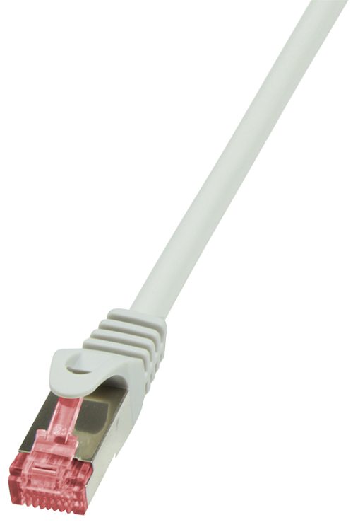 LogiLink Câble patch, Cat. 6, S/FTP, 3,0 m, gris