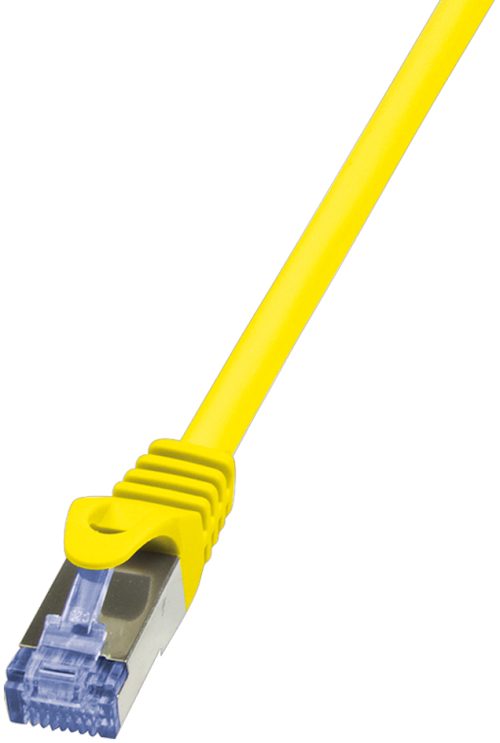 LogiLink Câble patch, Cat. 6A, S/FTP, 7,5 m, jaune