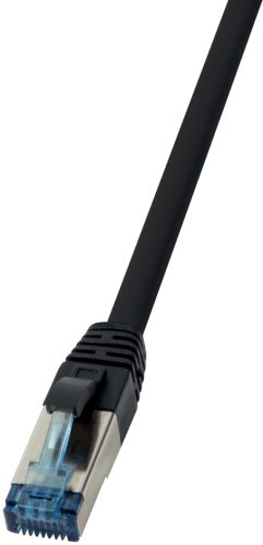 LogiLink Câble Patch, Cat.6A, S/FTP, 15 m, noir, PUR
