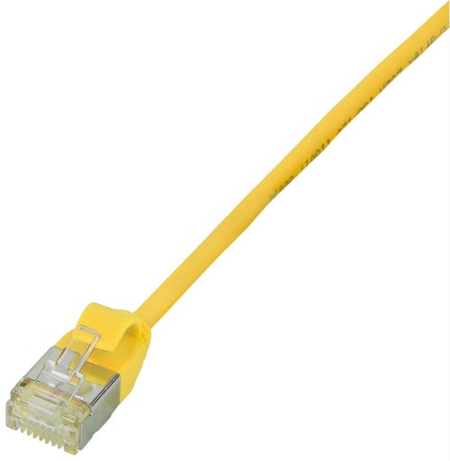 LogiLink Câble patch Ultraflex, Cat. 6A, U/FTP, 1,0 m, jaune
