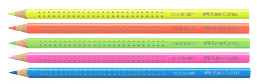 FABER-CASTELL Crayon couleur triangulaire Color GRIP, rose