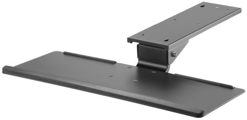 DIGITUS Support de clavier pour montage sous table, noir