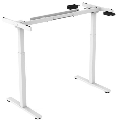 DIGITUS Piètement de table réglable en hauteur, blanc
