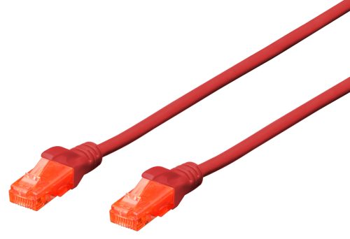 DIGITUS Câble de brassage, Cat. 6, U/UTP, 10,0 m, blanc