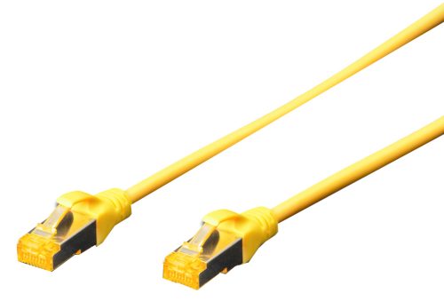 DIGITUS Câble de brassage Cat.6A, S/FTP, 15,0 m, jaune