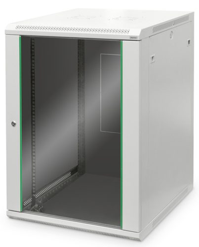 DIGITUS Coffret mural 19' Dynamic Basic, 16 U, gris clair