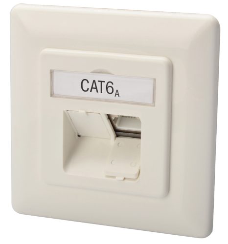 DIGITUS Boîte de connexion cat 6.A (profond), 2 x RJ45