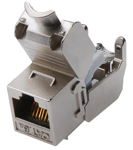 DIGITUS Module Keystone, cat. 6A, blindé, pack de 24