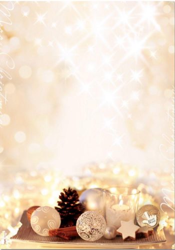 Sigel Papier à motif de Noël Etoiles à la cannelle, parfumé