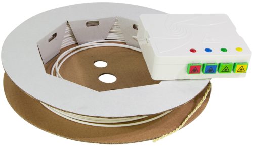 LogiLink Boîte d'épissure FTTH, 4x SC/APC, câble 40 m, blanc