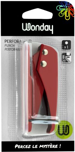 Wonday Perforateur 1 trou, en étui carton