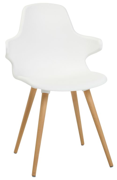Topstar Chaise visiteur 'T 2020', blanc / hêtre