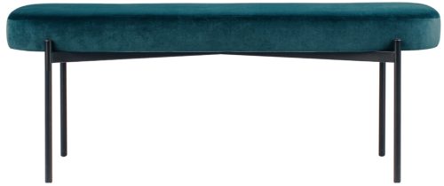 PAPERFLOW Tabouret GAIA, taille L, habillage velours, vert