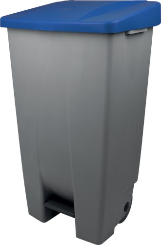 helit Poubelle à pédale 'the step chief', 120 litres, bleu