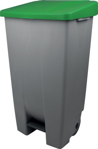helit Poubelle à pédale 'the step chief', 120 litres, vert