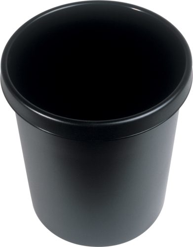 helit Corbeille à papier 'the german', 30 litres, PE, noir