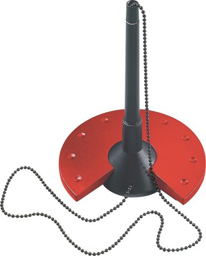 helit Porte-stylo 'the base', noir/rouge