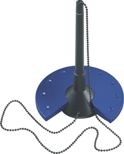 helit Porte-stylo 'the base', noir/bleu
