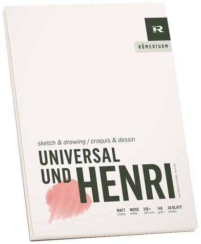 RÖMERTURM Bloc pour artistes 'UNIVERSAL ET HENRI', A5