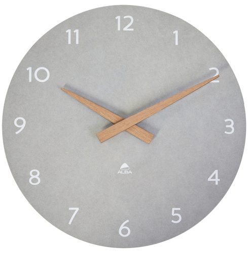 ALBA Horloge murale 'HORMILENA', montre à quartz, gris