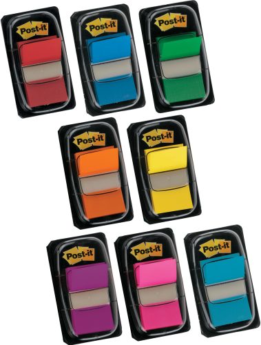 Post-it Marque-pages Index, 25,4 x 43,2 mm, turquoise