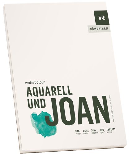 RÖMERTURM Bloc pour artistes 'AQUARELL UND JOAN', 240x320 mm
