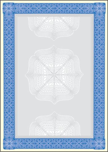 sigel Papier à motif, A4, 185 g, bleu
