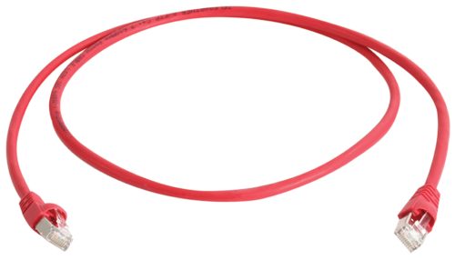 Telegärtner Câble patch, Cat.6A (profond), S/FTP,25,0m,rouge